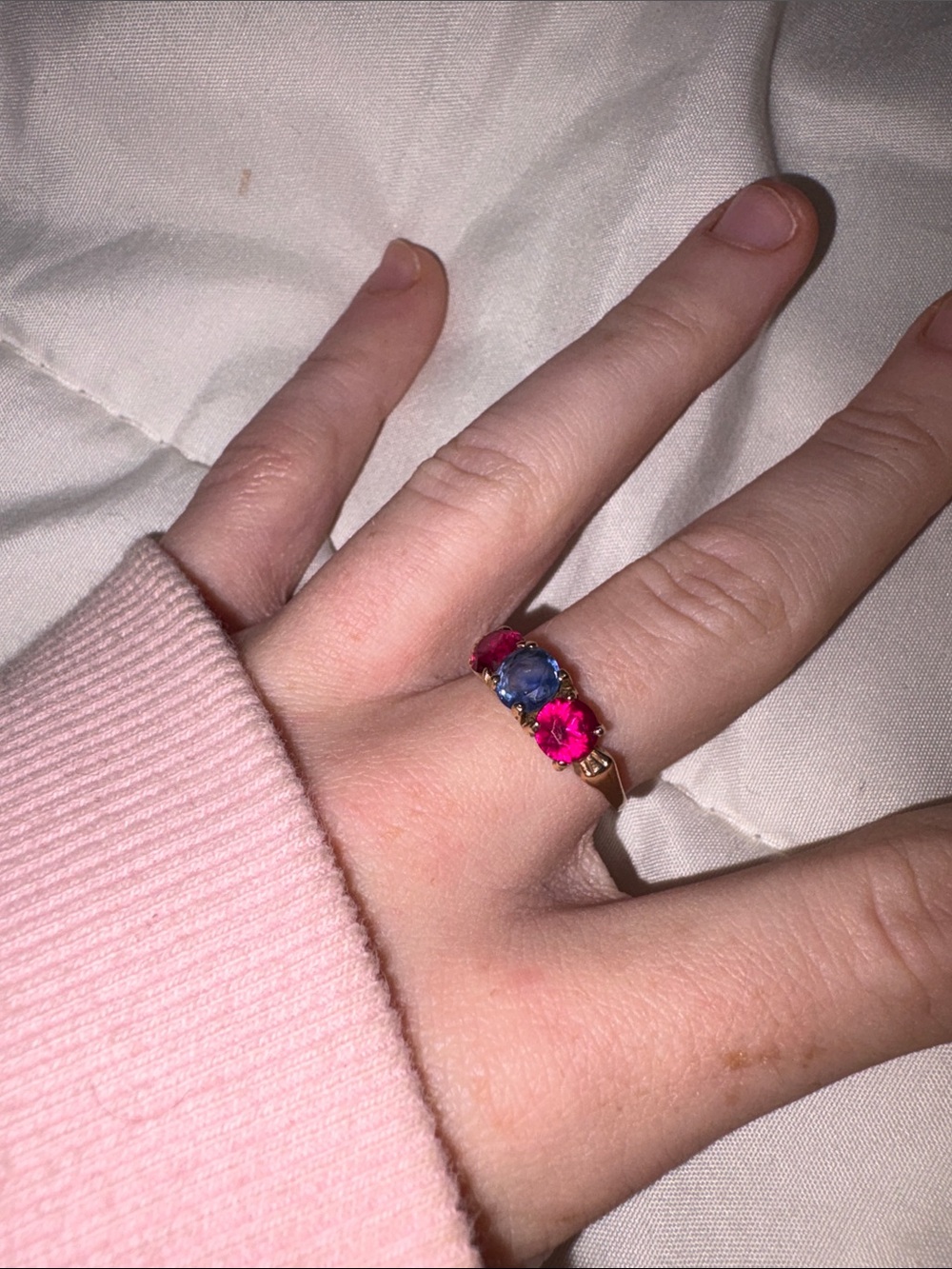 Gold-tone Gemstones Ring